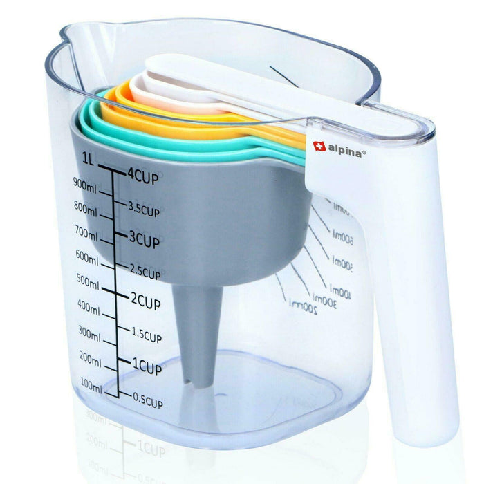 Alpina Measuring Cups Set , 9 pcs