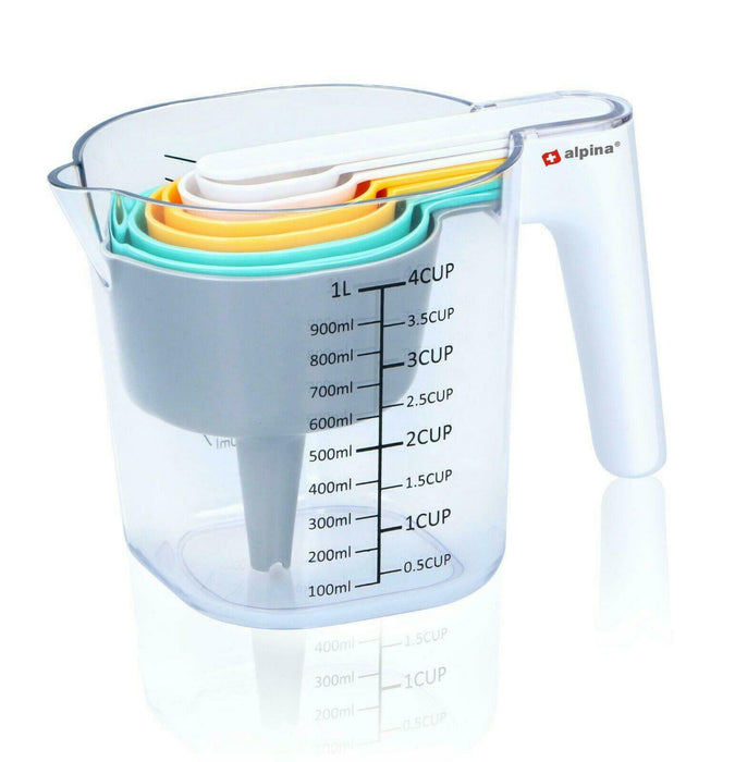 Alpina Measuring Cups Set , 9 pcs