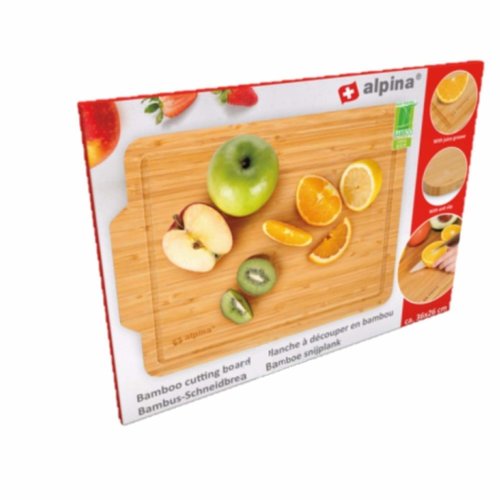 Alpina Bamboo Cutting Board, 36 x 26 CM, 1 pc