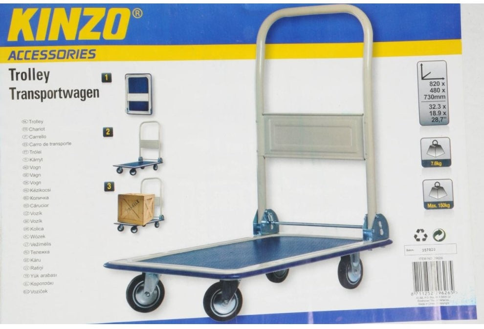 Kinzo Transport Trolley, 150 kg