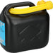 All Ride Black Plastic Fuel Jerry Can, 5 L