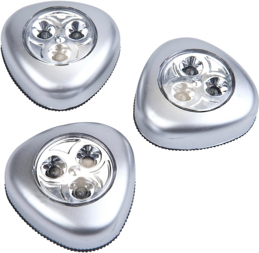 Lifetime 3 LED Push Light, 3 ct