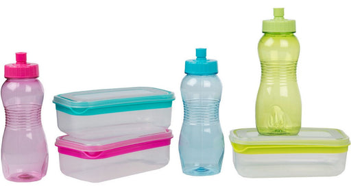 Topwrite Lunch Box with Drinking Bottle Set (Specify Color at Checkout), 2 pcs