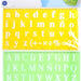 Top Write Lettering Stencils, 2 pc