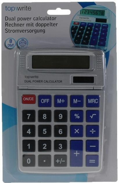 Top Write Calculator Dual Power, 