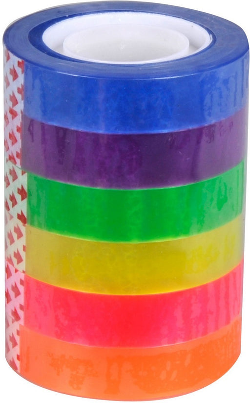 Top Write Coloured Tape, 6 pc