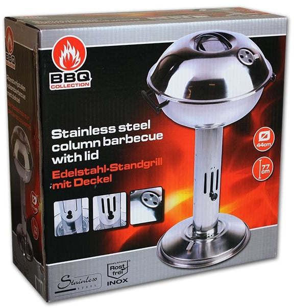 BBQ Collection Steel Charcoal Barbecue Grill Metal, 