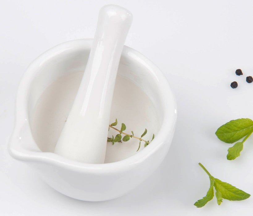 Trento Pestle and Mortar, White, 