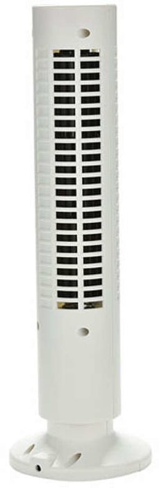 Lifetime USB Tower Fan Standing, White, 33 cm