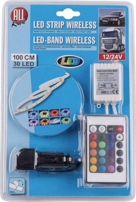 All Ride 30 LED Strip Wireless 12V, 100 cm