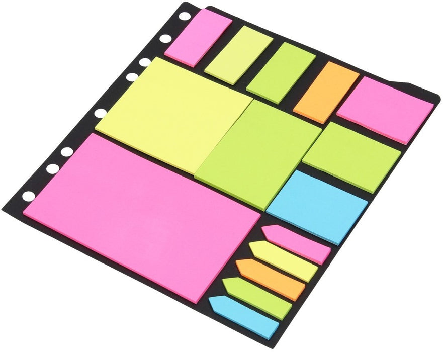 Top Write Ring Binder Sticky Note Page Marker, 300 ct