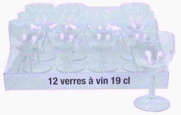 Clear Wine Glasses Value Pack, 12 ct