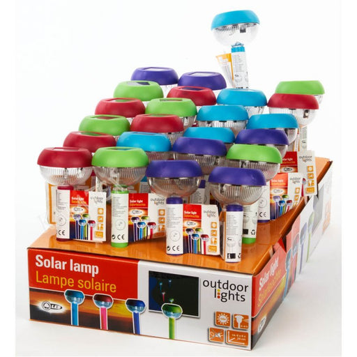 Outdoor Lights Solar Colored Light, 6 x 6 x 26 cm