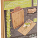 Bamboo Cutting Board Set with Stand, 7 pcs