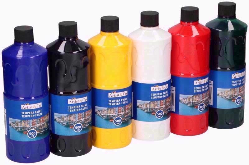 Artist Co Tempera Paint 500 Ml Goisco Com   8711252864051 1 800x531 