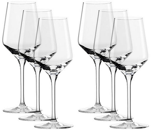 Alpina Crystal Wine Glasses Set, 6 x 37 cl