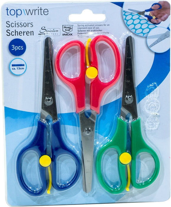 Top Write Scissors, 3 ct