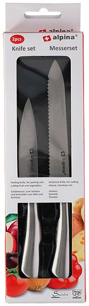 Alpina Stainless Steel Knife Set, 2 ct