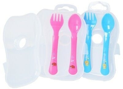 Baby Travel Cutlery Set, Assorted Colors, 3 pcs