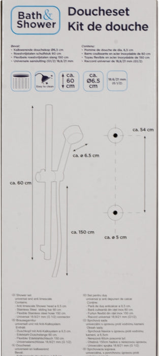 Bath & Shower Shower Set, 60 cm