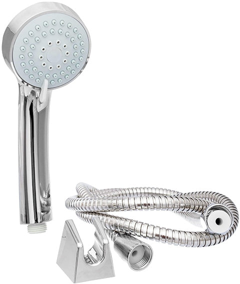 Bath & Shower 3 Function Shower Head Set, 7 cm, 3 pcs