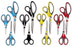 Scissors Set (Specify Color at Checkout), 3 pcs