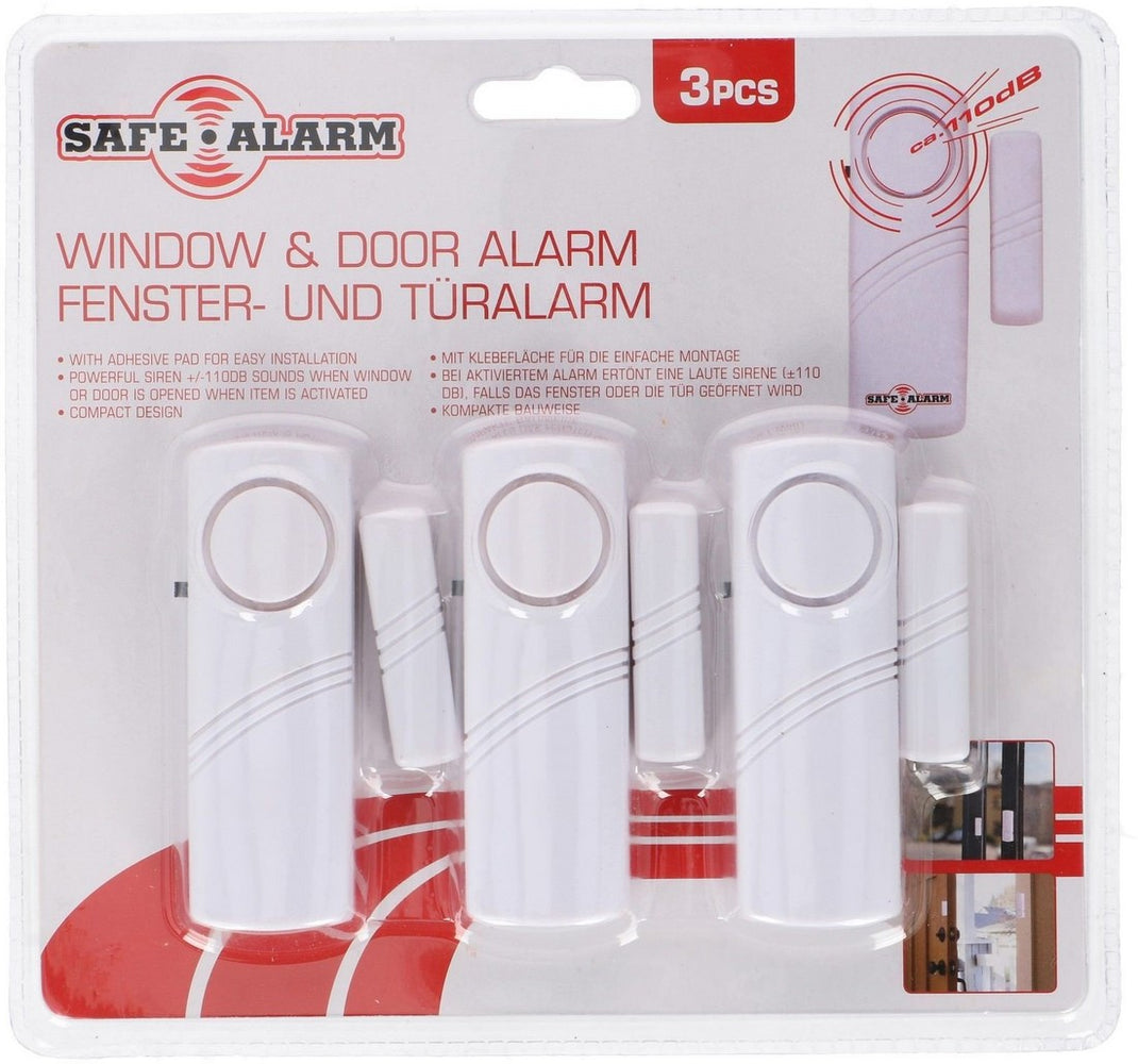 Safe Alarm 3-Piece Window & Door Alarm , 3 pcs