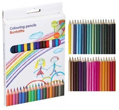 Topwrite Colouring Pencils, 36 pcs