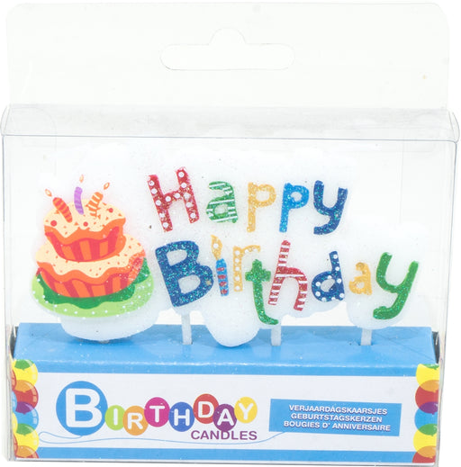Happy Birthday Candle with Design (Available in 4 Designs), 1 ct
