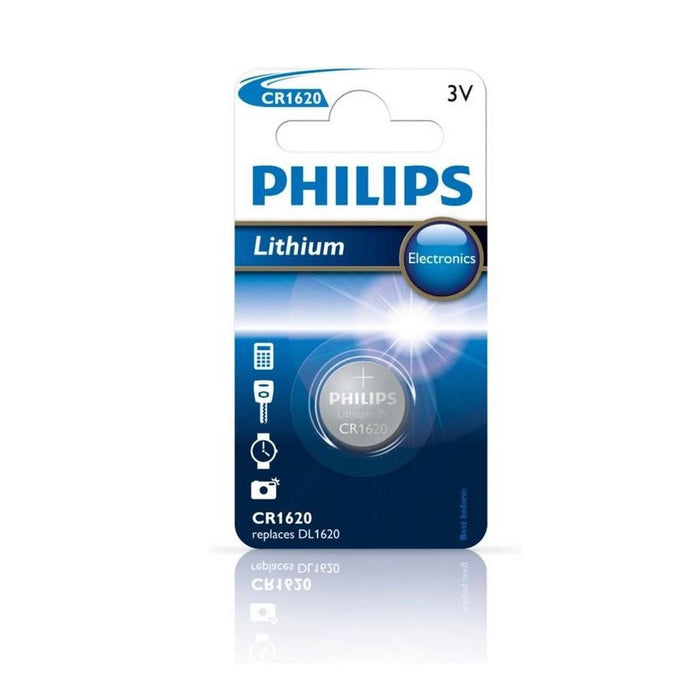 Philips CR1620 Lithium Battery, 1 pc