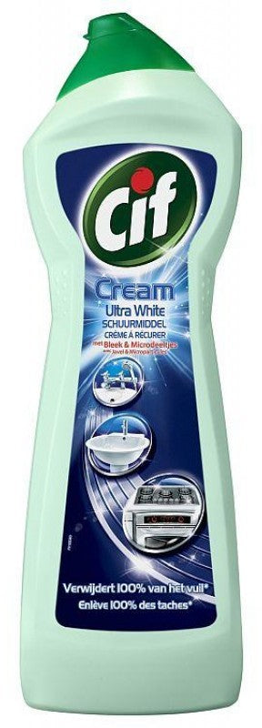 Cif Cleaning Cream (Schuurmiddel), Ultra White, 750 ml