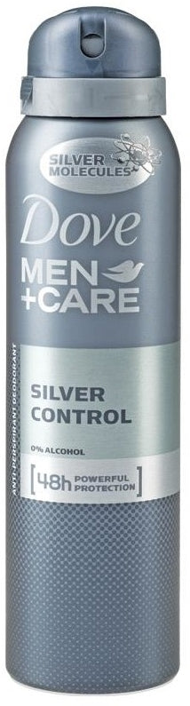 Dove Men+Care Cool Silver Dry Anti-Perspirant Deodorant, 250 ml