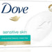Dove Unscented Beauty Moisturising Cream Bar, Sensitive Skin, 135 gr