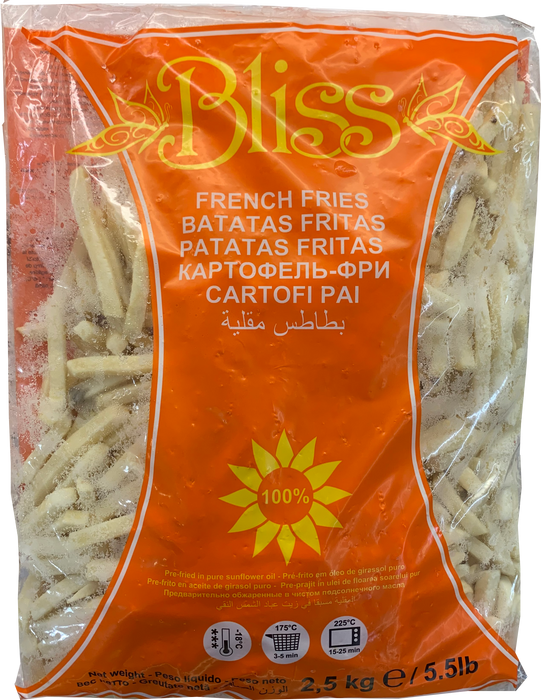 Bliss French Fries, 9 x 9mm, 2.5 kg