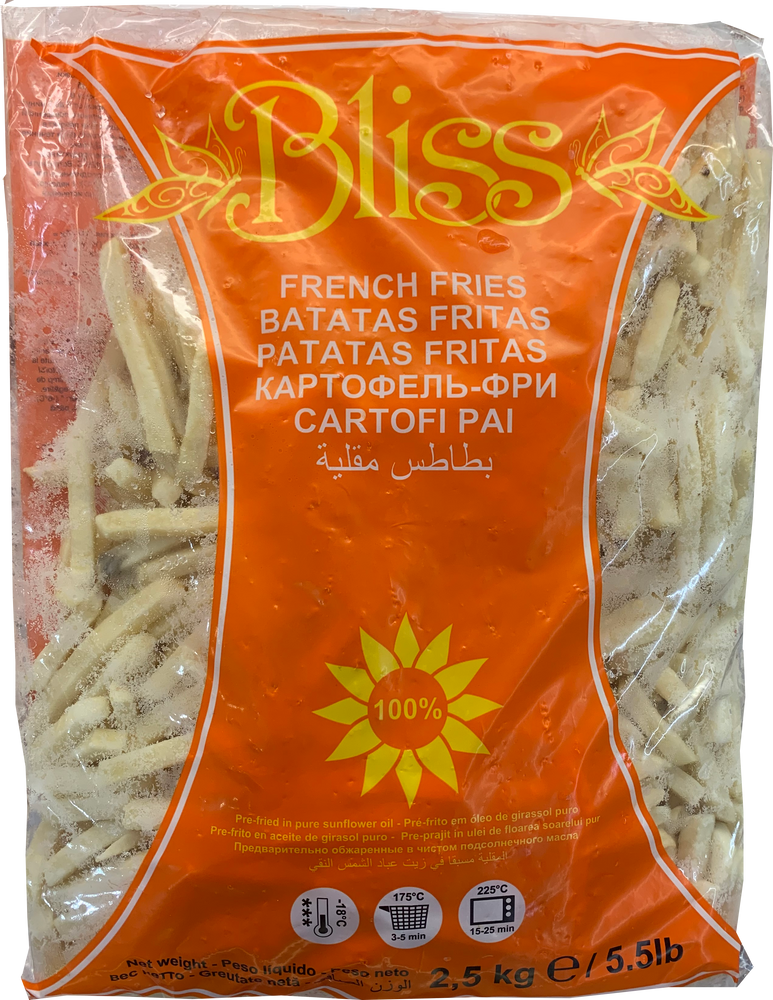 Bliss French Fries, 9 x 9mm, 2.5 kg