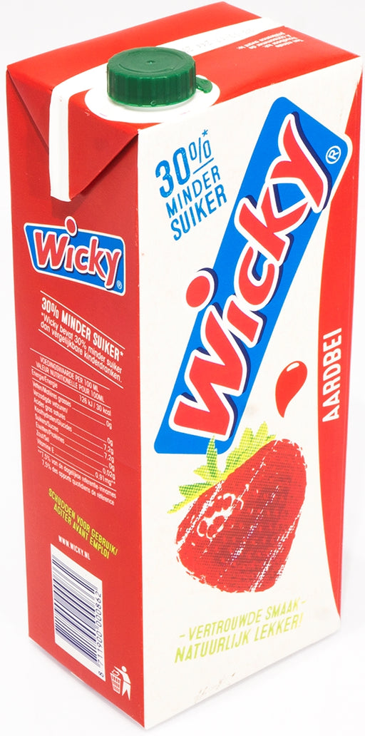 Wicky Aardbei Fruit Drink, 1.5 L