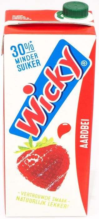 Wicky Aardbei Fruit Drink, 1.5 L