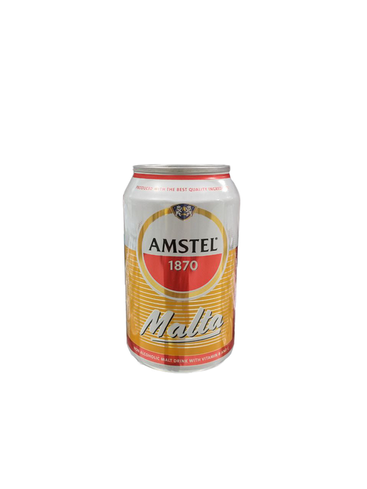 Amstel Malta Non Alcoholic Malt Beverage Cans, 330 ml
