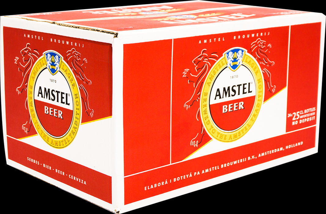 Amstel Beer Bottles, 24 x 250 ml