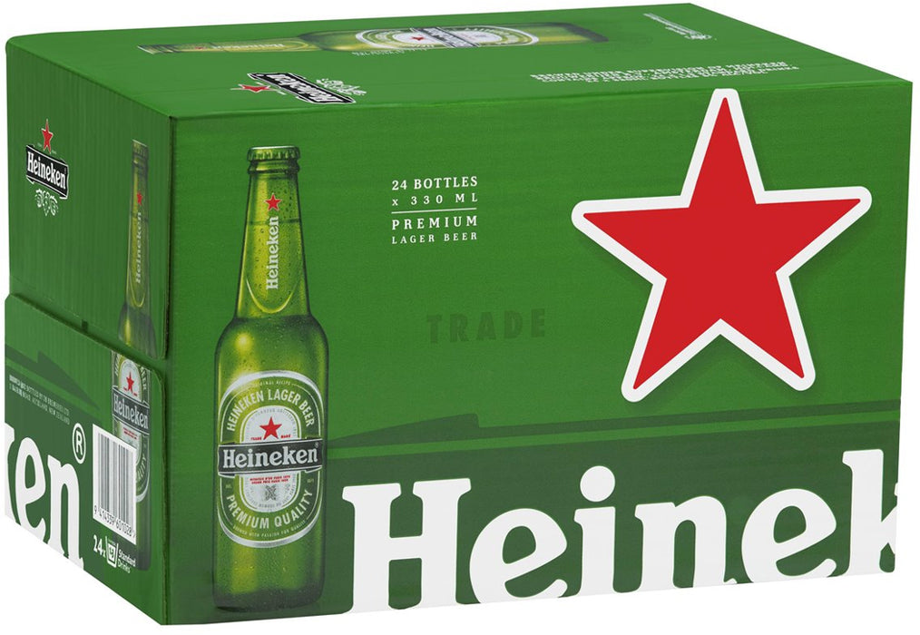 Heineken Beer Bottles, 24 x 11.2 oz