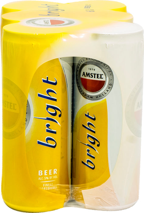 Amstel Bright Beer Cans, 6 x 250 ml