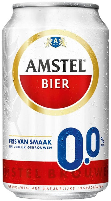 Amstel 0.0 Alcohol-Free Beer Cans, 6 x 33 cl