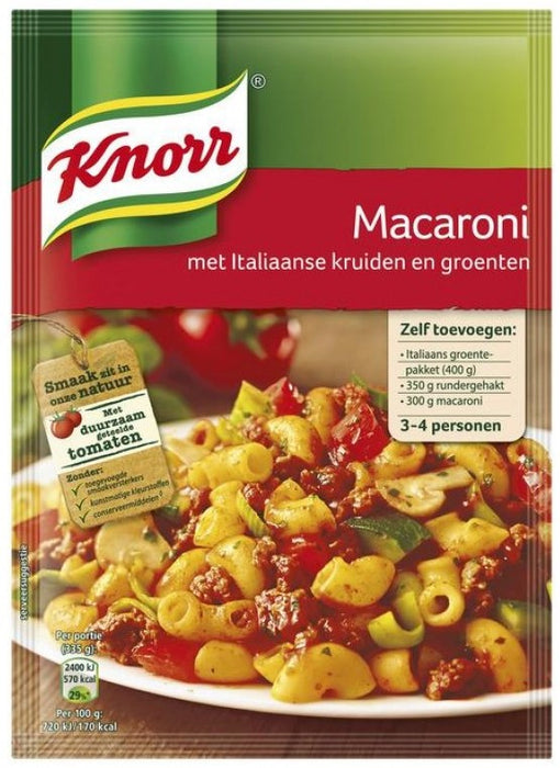 Knorr Macaroni Mix, with Italian Herbs and Vegetables, 61 gr