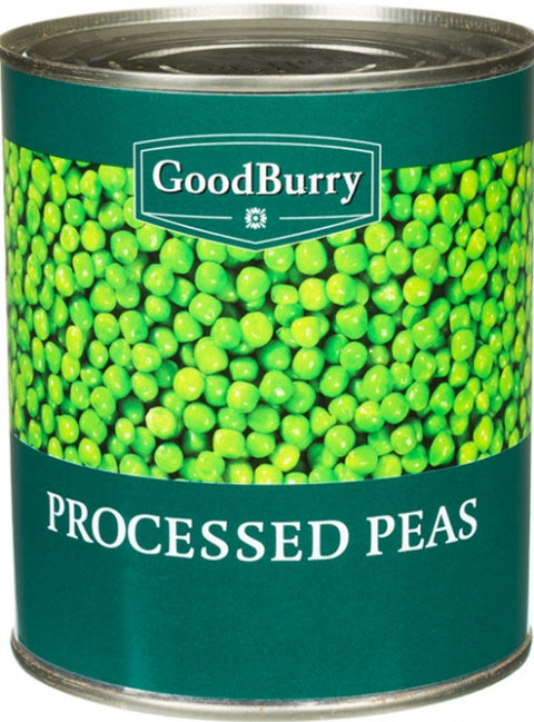 Goodburry Processed Peas, 800 gr