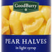 Goodburry Pear Halves in Light Syrup, 820 gr