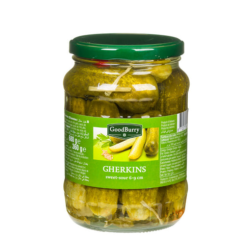 GoodBurry Pickles (Gherkins), 680 gr
