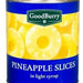 Goodburry Pineapple Slices in Light Syrup, 850 gr
