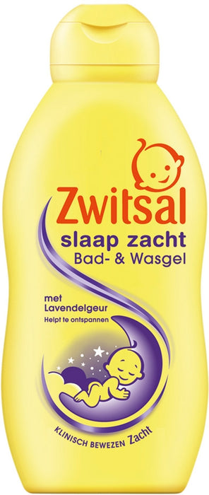 Zwitsal Sleep Tight Bath and Washing Gel with Lavender Scent, 200 ml