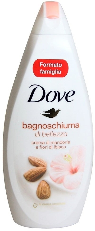 Dove Purely Pampering Nourishing Body Wash, Almond Cream with Hibiscus, 700 ml