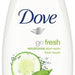 Dove Go Fresh Nourishing Body Wash, Cucumber & Green Tea Scent, 700 ml